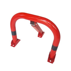 Blocator Parcare Rabatabil, inchidere cu lacat, Rosu