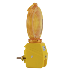 Lampa Semnalizare Rutiera, lumină intermitentă galbenă, FĂRĂ BATERIE