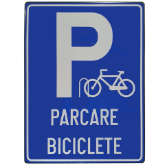 Parcare Rezervata Bicicletelor, G34B, indicator rutier | Semn de circulatie