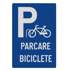 Parcare Rezervata Bicicletelor, G34B, indicator rutier | Semn de circulatie