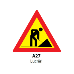 Indicator rutier Lucrari | Semn de circulatie