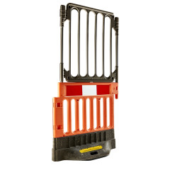 Bariera de imprejmuire cu extensie din PVC, 1m lungime x 2m inaltime